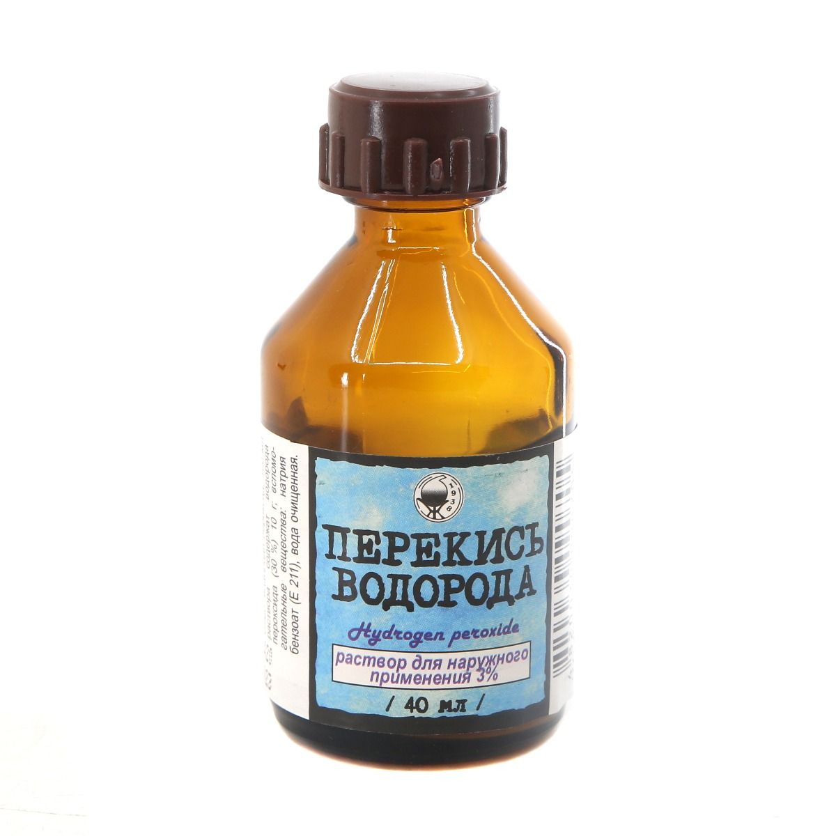 წყალბადის ზეჟანგი - Hydrogen Peroxide 3% 40მლ 1ფლაკონი