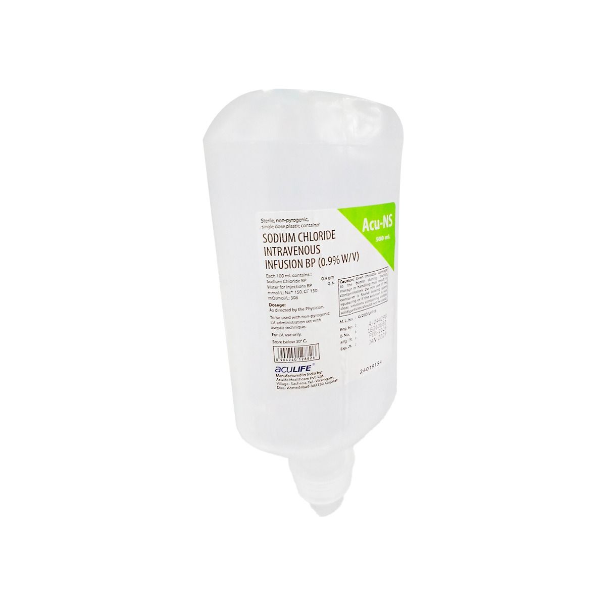 ნატრიუმის ქლორიდი - Sodium Chloride 0.9% 500მლ