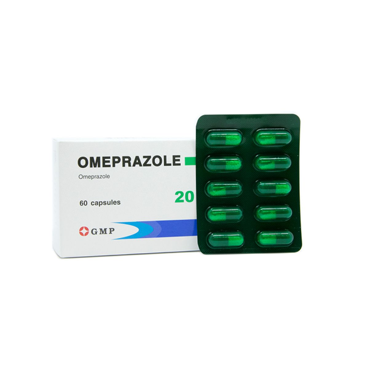 ომეპრაზოლი - Omeprazol 20მგ 60 კაფსულა