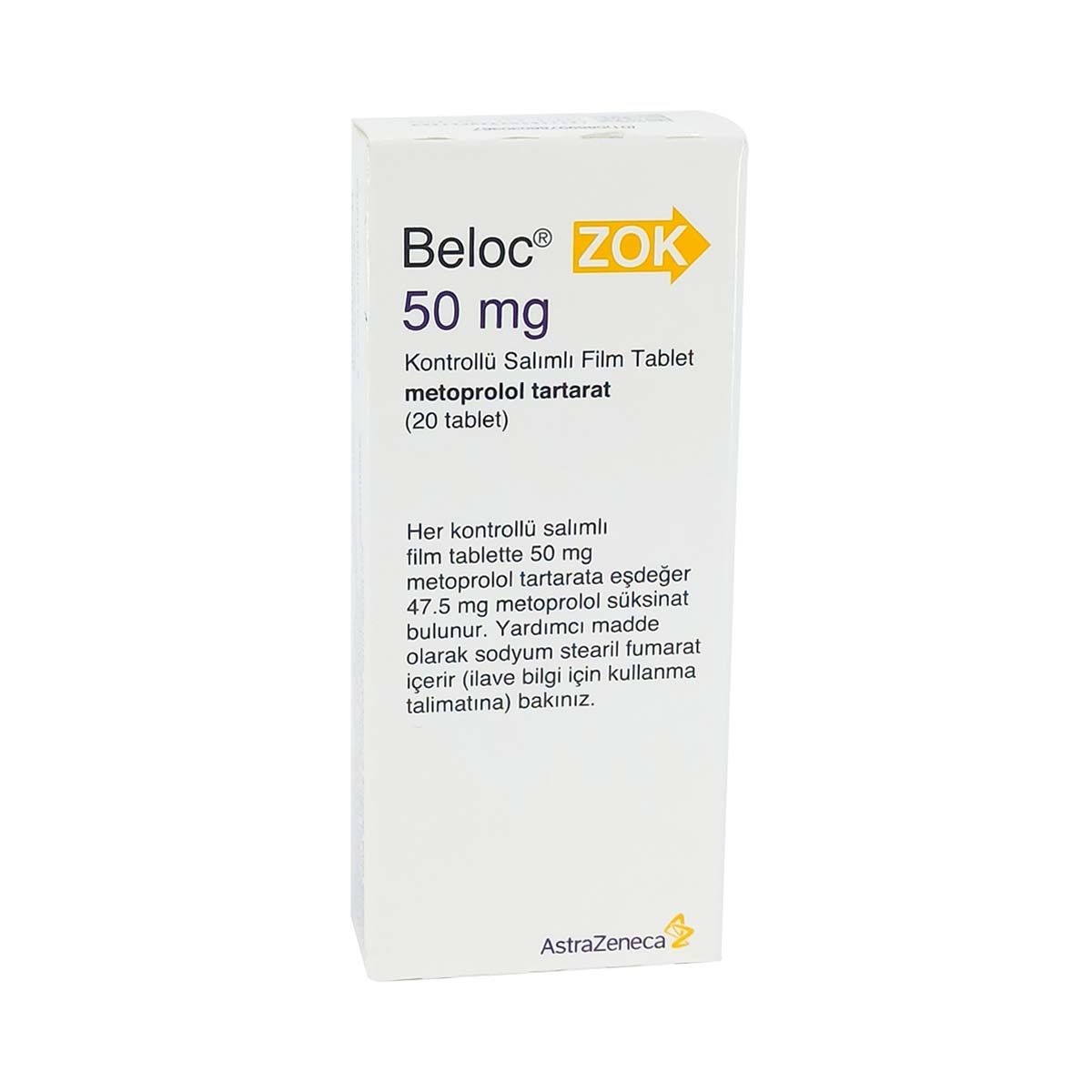 ბელოკი Zok - Beloc Zok 50მგ 20 ტაბლეტი