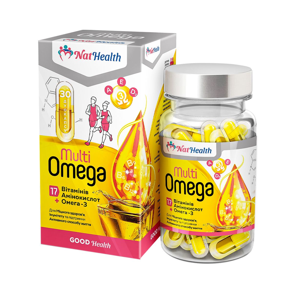 მულტი ომეგა - Multi Omega 30 კაფსულა