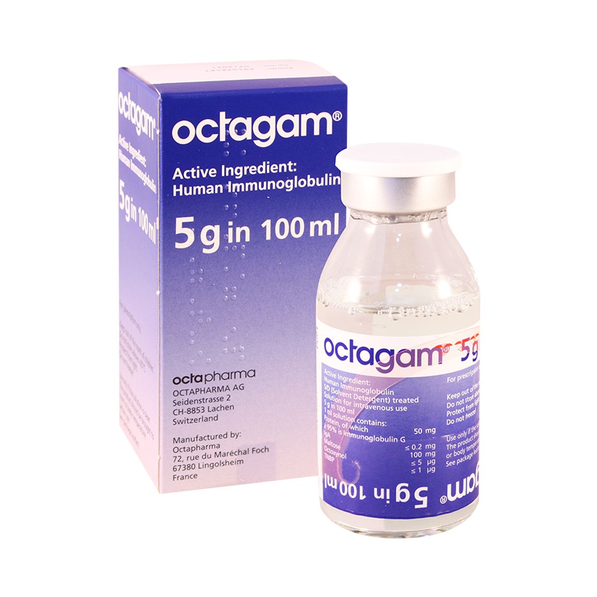 ოქტაგამა - Octagam 5% 100მლ 1 ფლაკონი