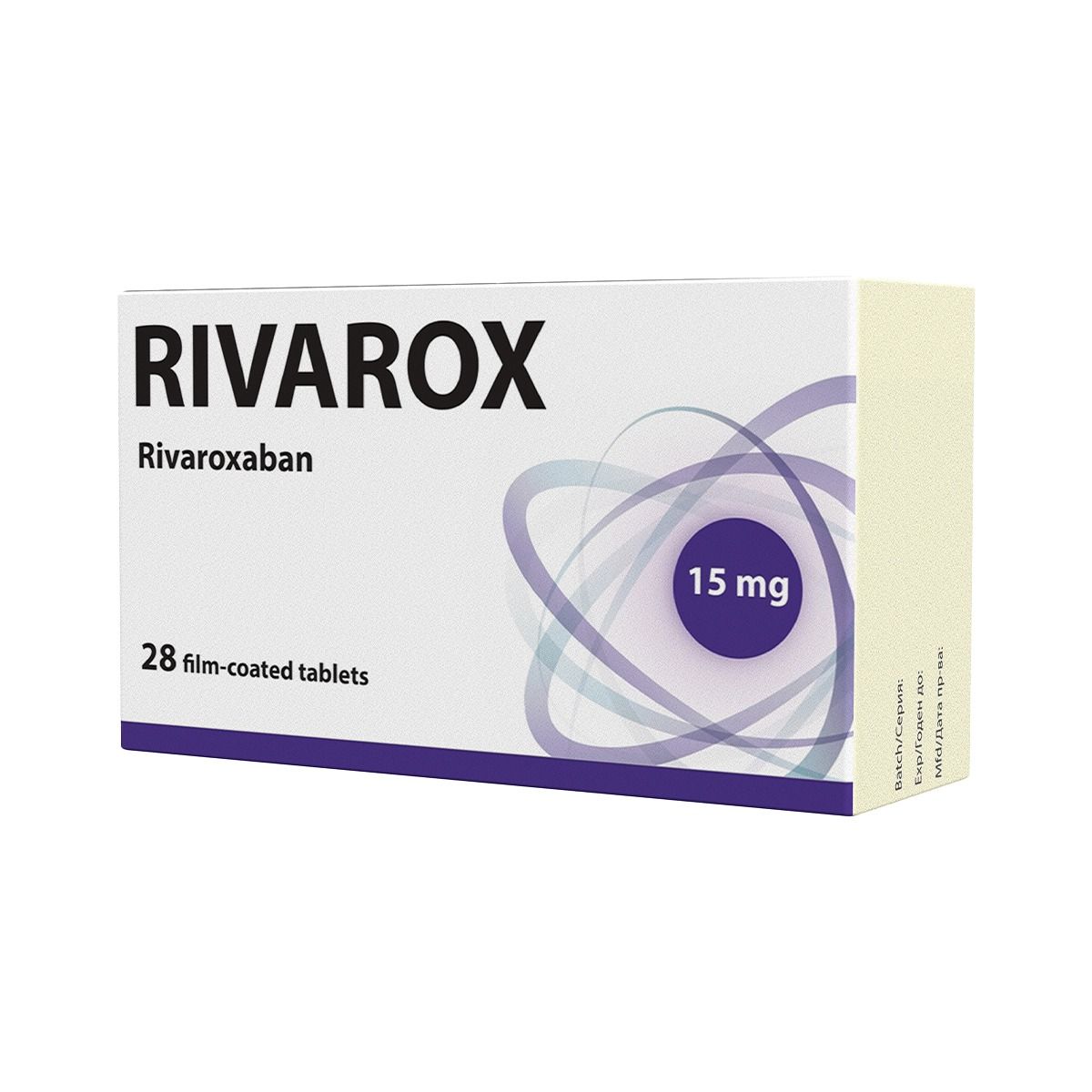 რივაროქსი - Rivarox 15მგ 28 ტაბლეტი